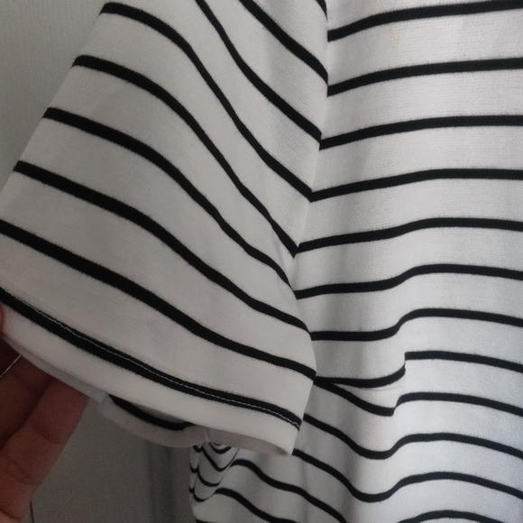 Striped peplum top XL - Picture 2 of 5